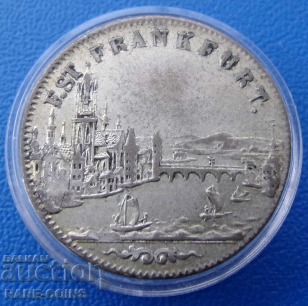 Germany-Frankfurt on Main-6 Cruiser 1853 Rare Original