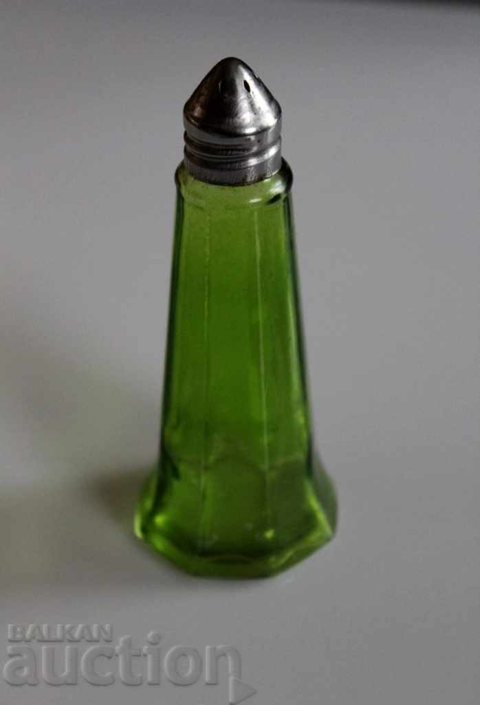 120-YEAR-OLD GLASS SALT SPRAY TRAY SALT PEPPER with price 45.00 BGN | € 23.01 120-YEAR-OLD GLASS SALT SPRAY TRAY SALT PEPPER with price 45.00 BGN | € 23.01