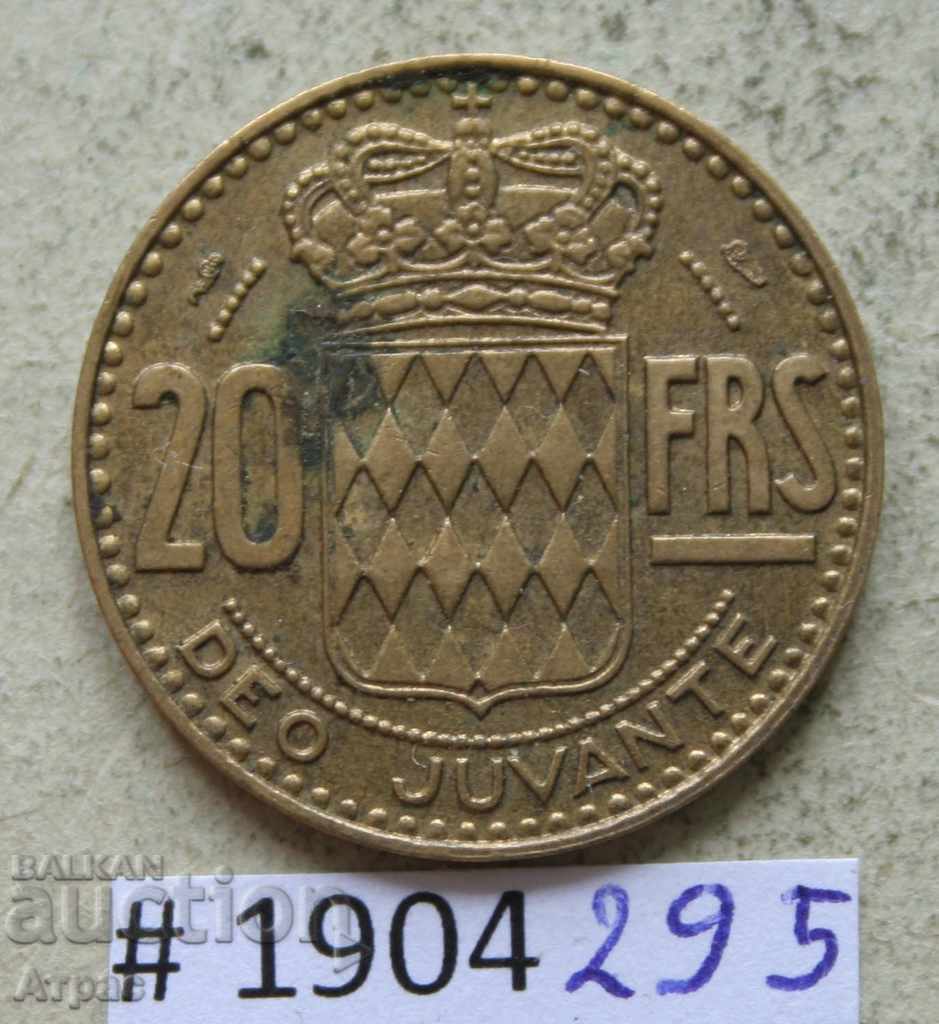 20 de franci 1951 Monaco
