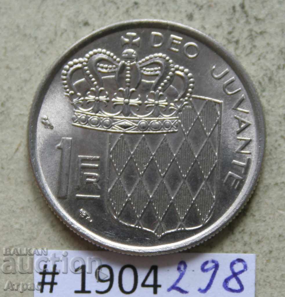 1 франка 1960  Монако   отлично качество