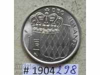 1 франка 1960  Монако   отлично качество