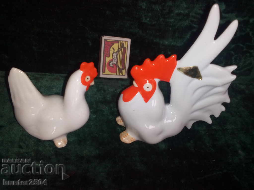 Rooster hen - USSR?, porcelain figurines. with price € 38.95 | 76.18 BGN