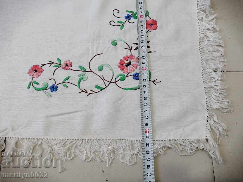 Old embroidered cardboard, tablecloth, millet, Bulgarian embroidery - 5 Old embroidered cardboard, tablecloth, millet, Bulgarian embroidery - 5