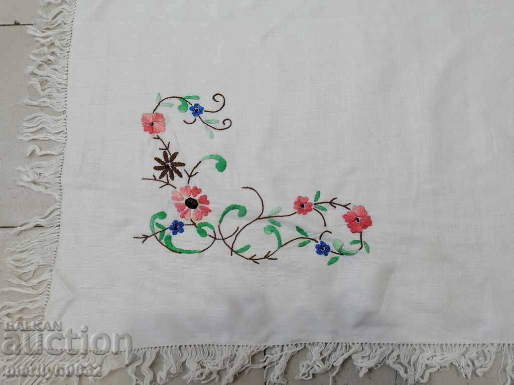 Old embroidered cardboard, tablecloth, millet, Bulgarian embroidery - 7 Old embroidered cardboard, tablecloth, millet, Bulgarian embroidery - 7