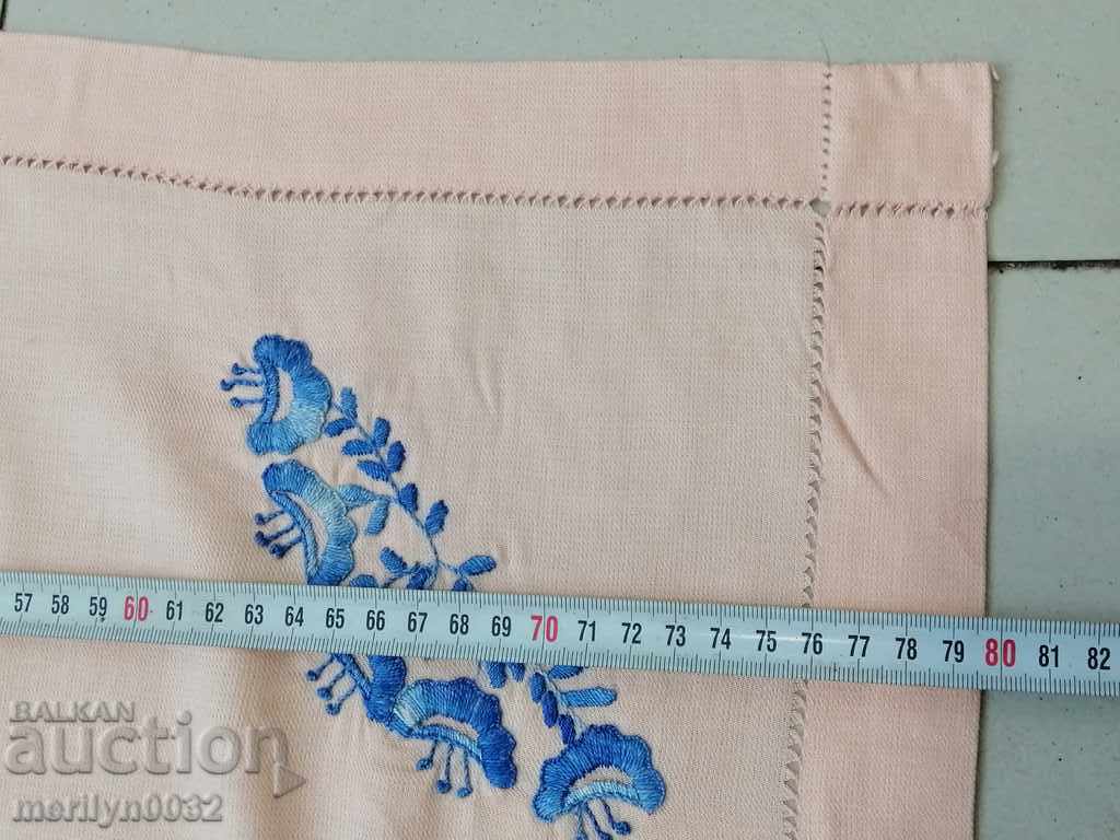 Old embroidered cardboard, tablecloth, millet, Bulgarian embroidery - 5