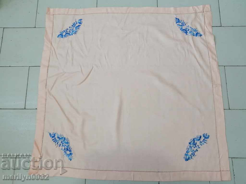 Old embroidered cardboard, tablecloth, millet, Bulgarian embroidery - 6