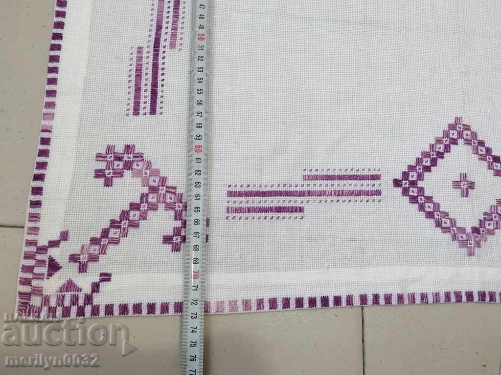 Delivery of Old embroidered cardboard, tablecloth, millet, Bulgarian embroidery