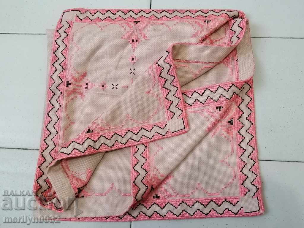 Old embroidered cardboard, tablecloth, millet, Bulgarian embroidery - 5 Old embroidered cardboard, tablecloth, millet, Bulgarian embroidery - 5