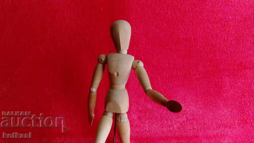 Auction Wood Carving Flexible Human Figure Man Woman Mockup Auction Wood Carving Flexible Human Figure Man Woman Mockup