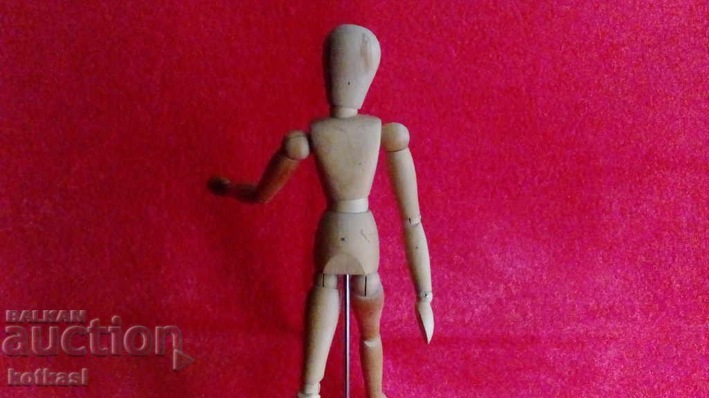 Delivery of Wood Carving Flexible Human Figure Man Woman Mockup Delivery of Wood Carving Flexible Human Figure Man Woman Mockup