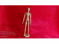Woodcarving Flexible Figure of Man Male Woman Layout