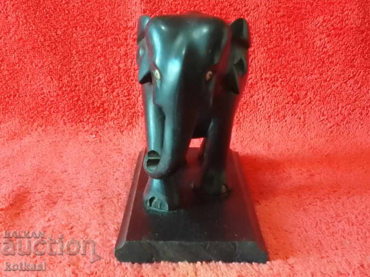 Old Figure Carving Elephant Pedestal Ebony Mahogany with price 65.50 BGN | € 33.49 Old Figure Carving Elephant Pedestal Ebony Mahogany with price 65.50 BGN | € 33.49