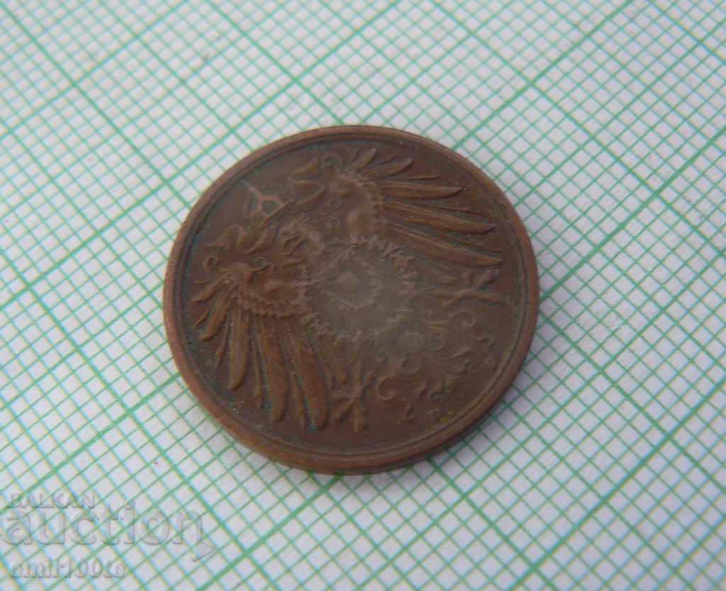 2 pfenig 1915 D Germany - 6 2 pfenig 1915 D Germany - 6