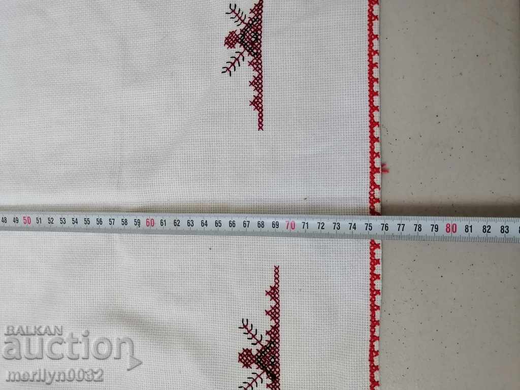 Old embroidered cardboard, tablecloth, millet, Bulgarian embroidery with price 48.00 BGN | € 24.54