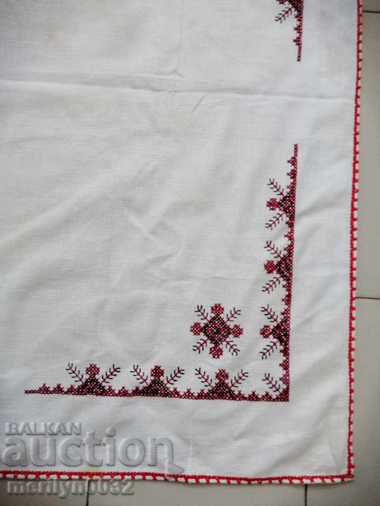 Delivery of Old embroidered cardboard, tablecloth, millet, Bulgarian embroidery