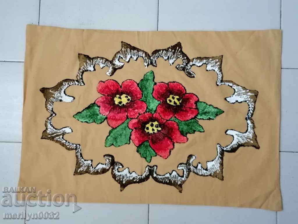 Old woven embroidered embroidered pillowcase for costume pillow