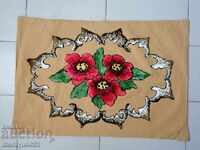 Old woven embroidered embroidered costume pillow case