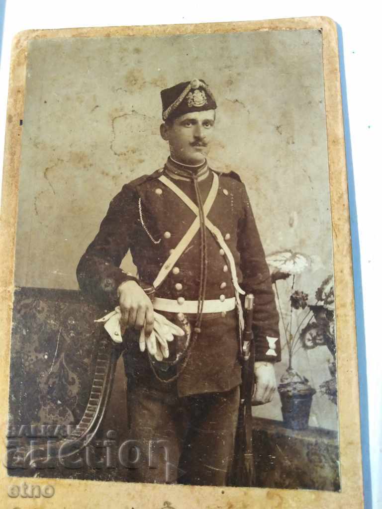 Tsar's Photo Cardboard-Saber, Gun, Order, Shield, Uniform with price 35.00 BGN | € 17.90