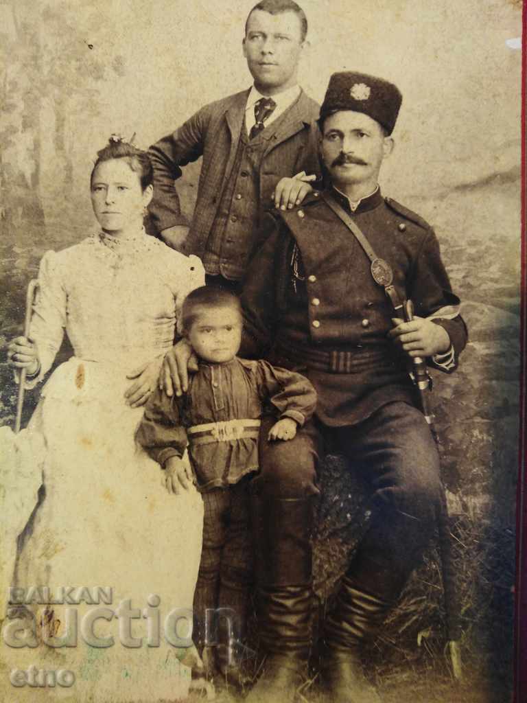 1892. CZARIC PHOTOGRAPHY OF CARDON-SABY, RIFLE, ORDER, SHIELD, UNIFORM with price 65.00 BGN | € 33.23 1892. CZARIC PHOTOGRAPHY OF CARDON-SABY, RIFLE, ORDER, SHIELD, UNIFORM with price 65.00 BGN | € 33.23