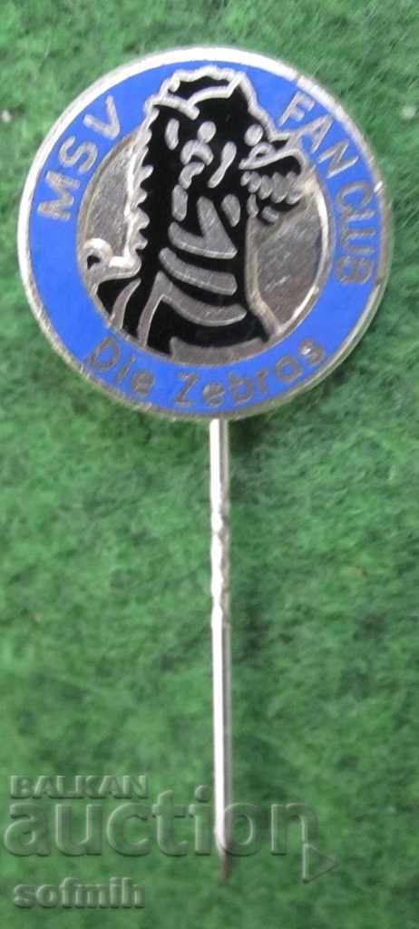 football badge Duisburg Germany