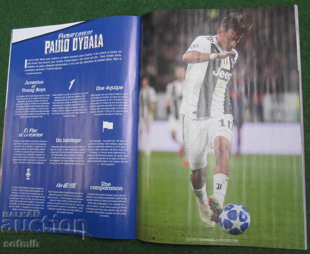 Delivery of football magazine Football