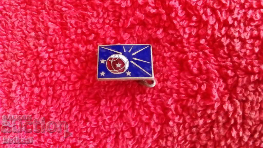 old marked badge enamel space aviation France - 6 old marked badge enamel space aviation France - 6