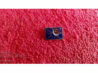 old marked badge enamel space aviation France