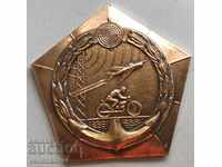 26691 USSR plaque DOSAAF motorcycle racing