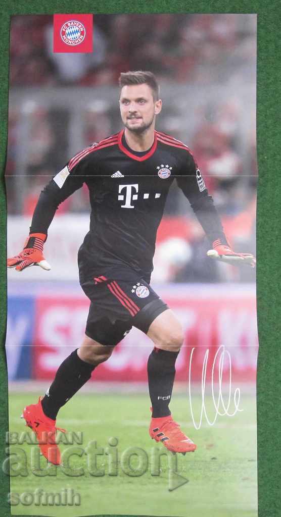 Delivery of football posters Bayern Delivery of football posters Bayern