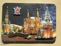 Автентичен 3D магнит от нощна Москва, Русия-серия-2
