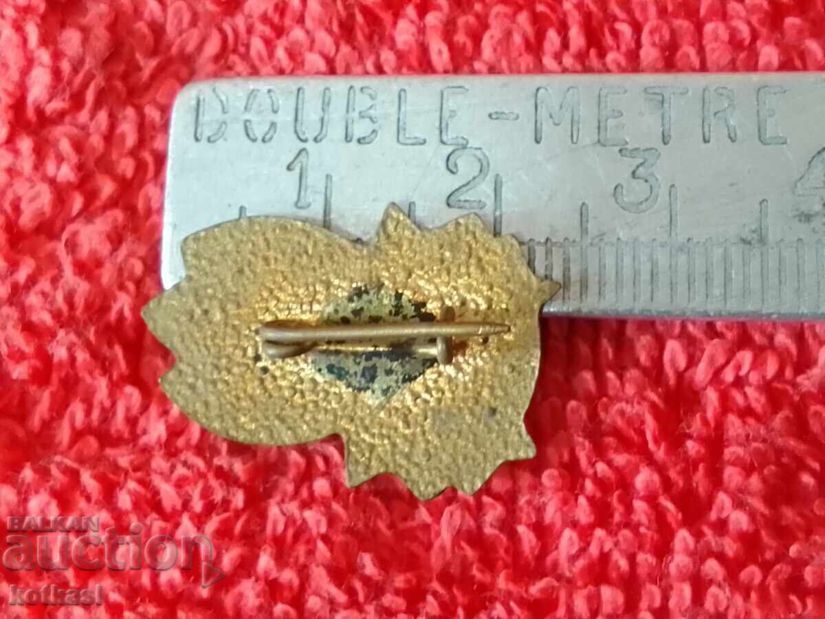 Доставка на Стара соц значка бронз емайл Винаги готов отлична Доставка на Стара соц значка бронз емайл Винаги готов отлична