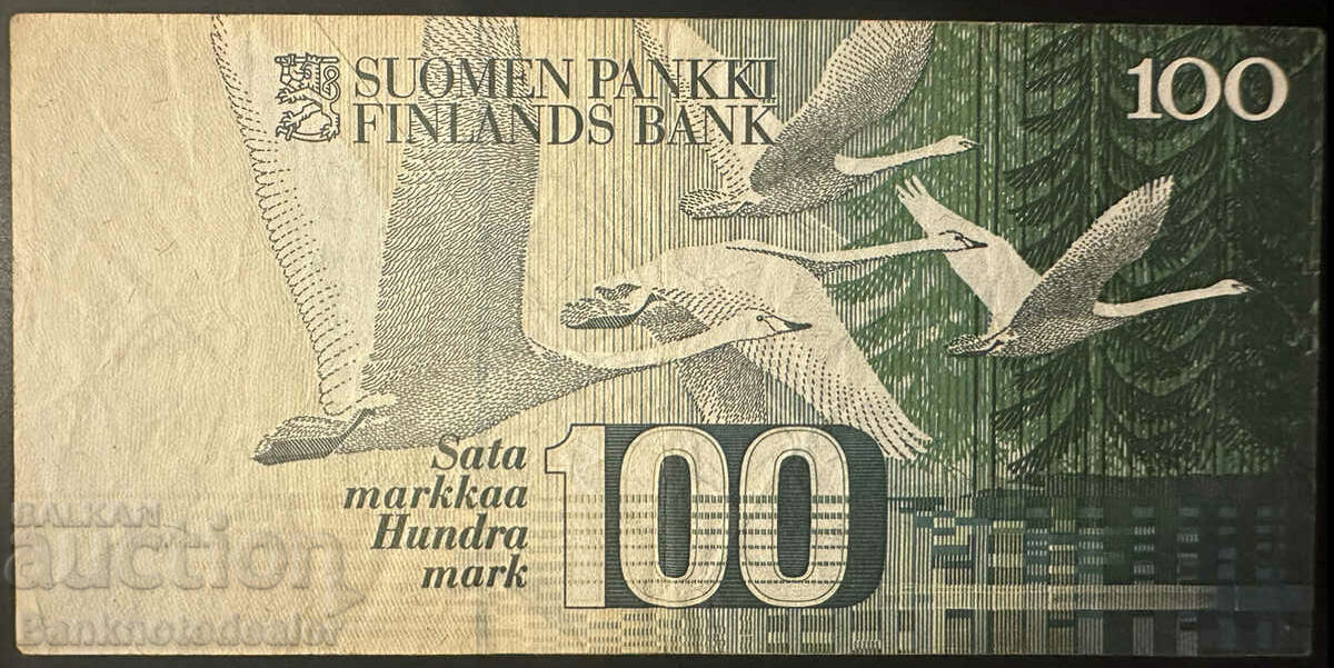 Finland 100 markkaa 1986 Pick 115 Ref 1394 with price 35.00 BGN | € 17.90