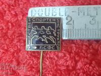 Old sports badge pin enamel Public Instructor BSFCS