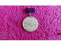 Old Soc Badge Medal Bronze Enamel FIRST ZTA MADARA