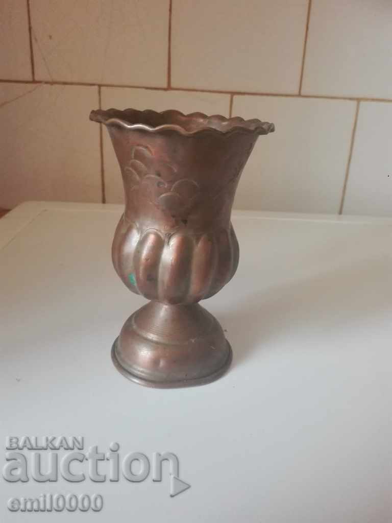 Beautiful copper vase.