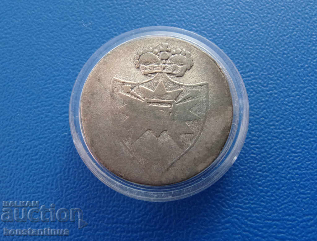 Schaumburg Lipe 1/24 Thaler 1821 Argint Foarte rar cu preț € 33.23 | 64.99 BGN