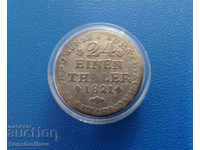 Schaumburg Lipe 1/24 Thaler 1821 Ασημί Πολύ σπάνια