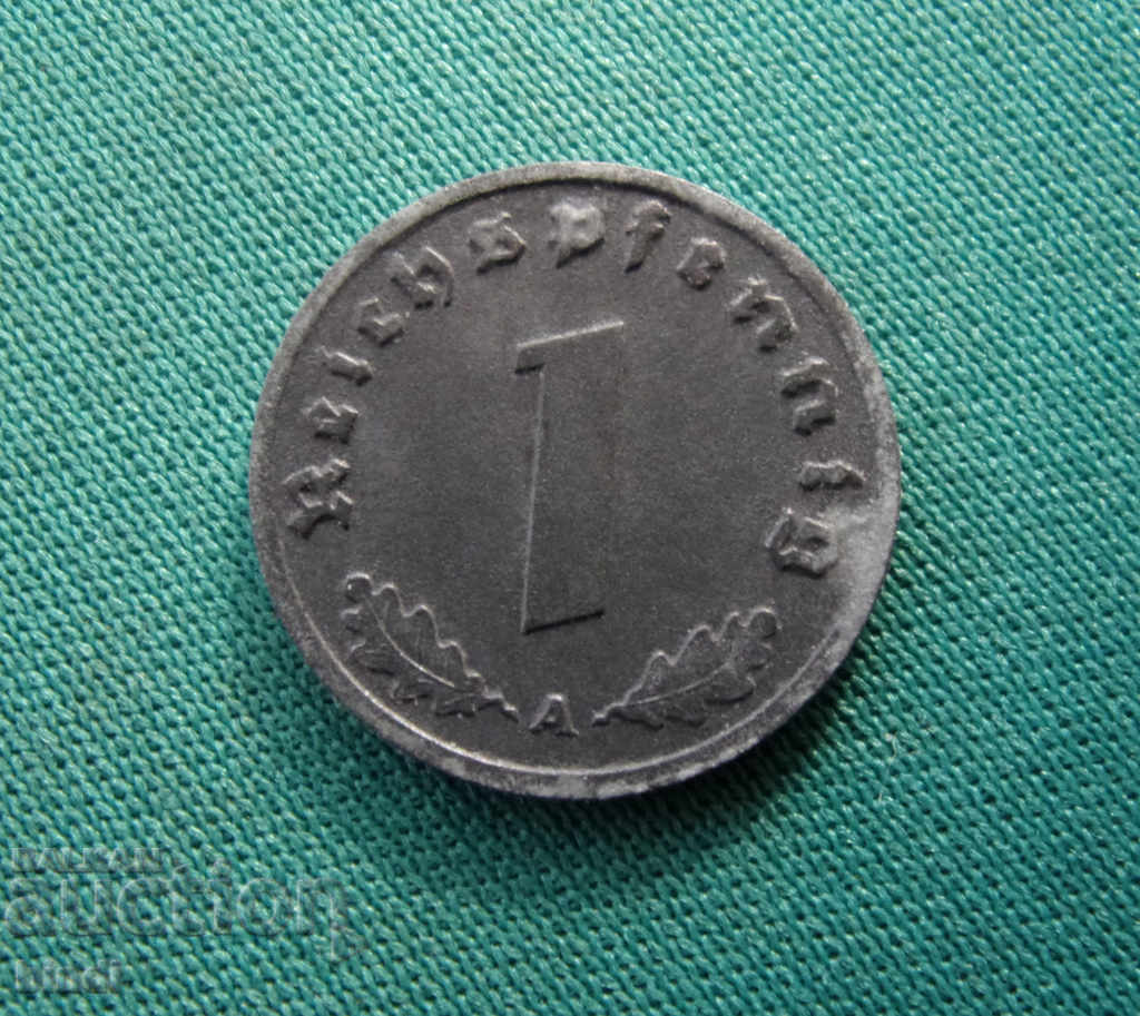 Licitație Germania III Reich 1 Pfennig 1942 O monedă rară