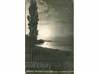 ПЪТУВАЛА КАРТИЧКА ВАРНА ИЗГРЕВ СЛЪНЦЕ преди 1927