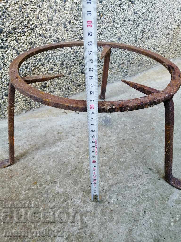 Auction An old forged sack, fireplace, grill, wrought iron Auction An old forged sack, fireplace, grill, wrought iron