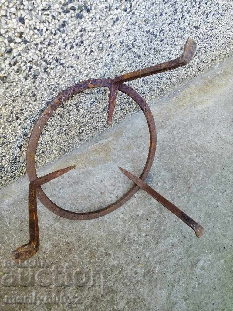 Delivery of An old forged sack, fireplace, grill, wrought iron Delivery of An old forged sack, fireplace, grill, wrought iron