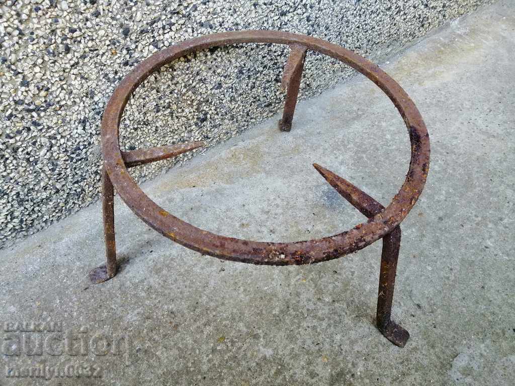 An old forged sack, fireplace, grill, wrought iron - 5 An old forged sack, fireplace, grill, wrought iron - 5