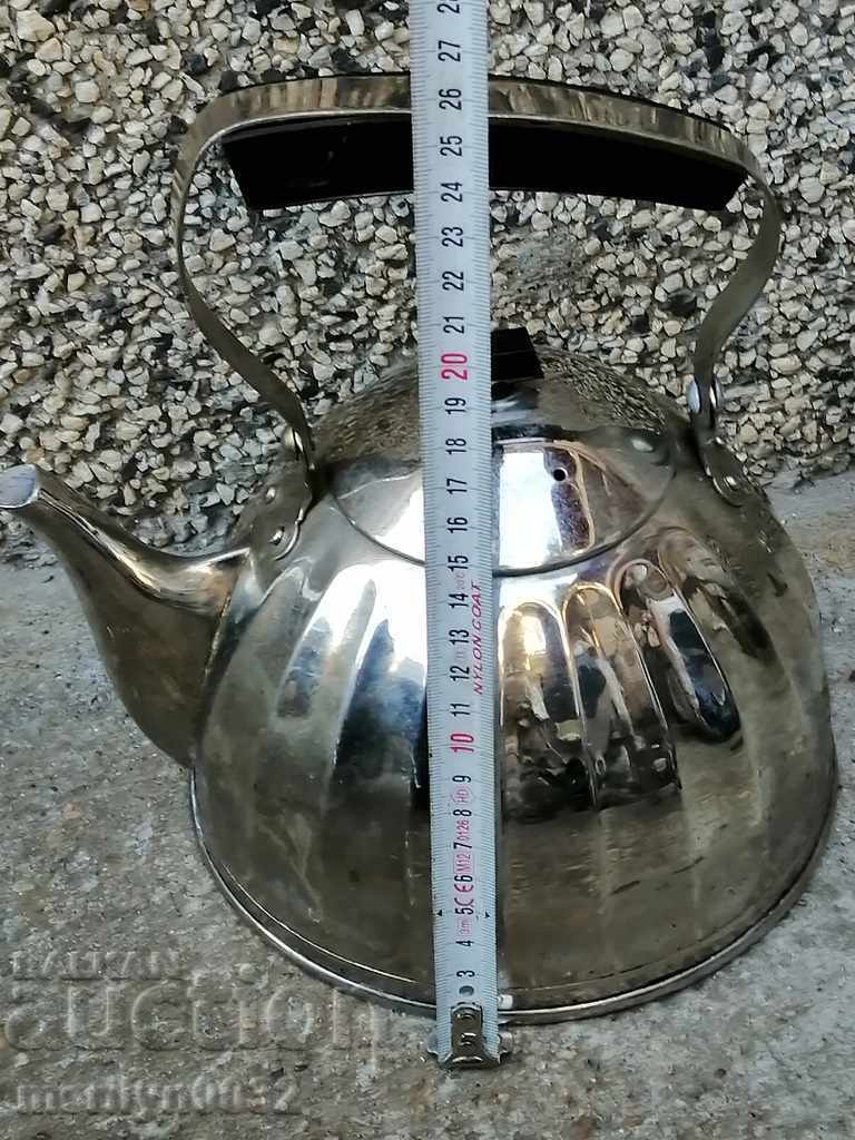 Old brass teapot USSR samovar, ibrik - 7