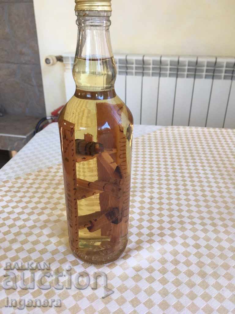 RAKIYA BOTTLE WITH WOOD COMPOSITION - 6