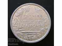 French Polynesia. 2 francs 1991