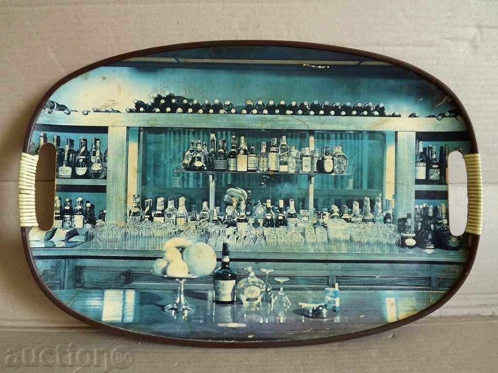 . 1960s PLATE TRAY IRELAND BAR PUB BEARING BEER BREAD