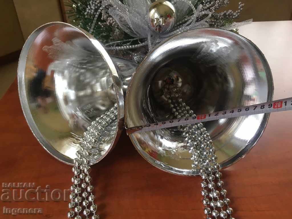 CHRISTMAS DECORATION LARGE BELLS NEW DOUBLE SIDED with price 36.90 BGN | € 18.87