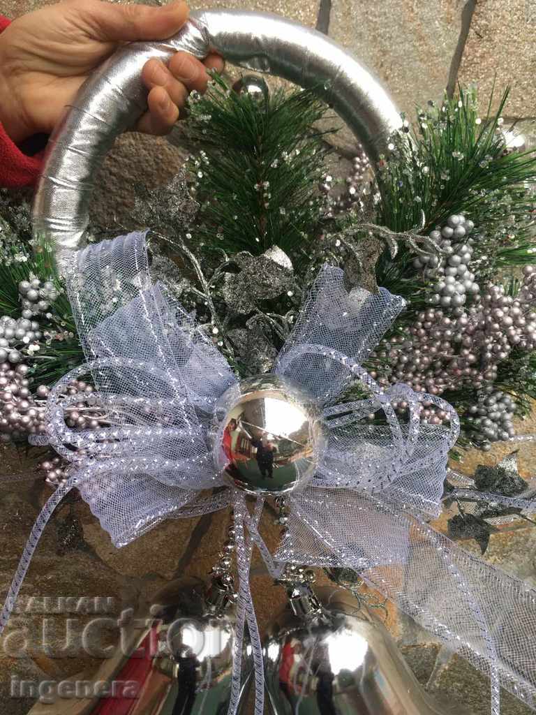 Delivery of CHRISTMAS DECORATION LARGE BELLS NEW DOUBLE SIDED