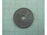 10 cm 1943 France Zinc