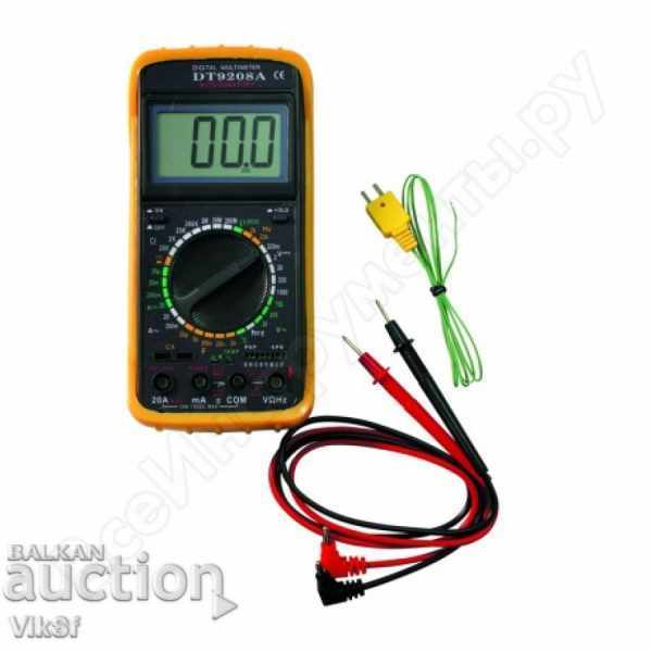 Digital Multimeter DT-9208A with price 24.00 BGN | € 12.27 Digital Multimeter DT-9208A with price 24.00 BGN | € 12.27